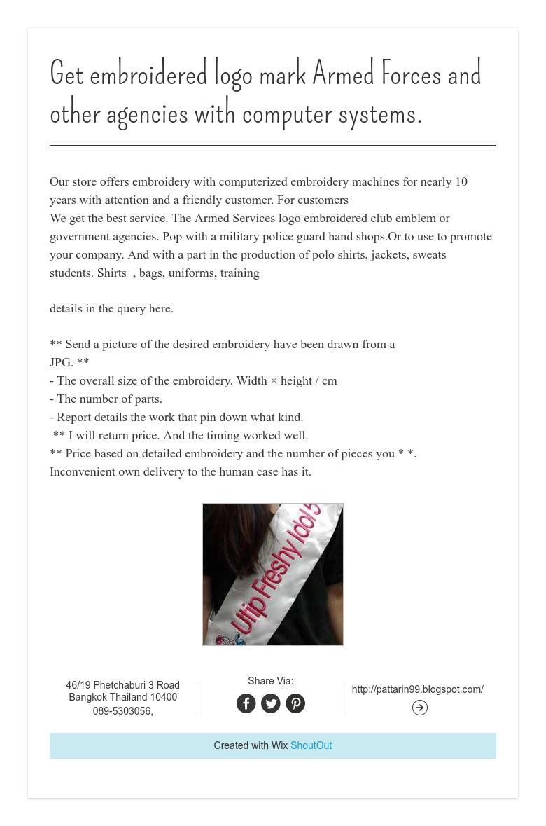 ogo embroidery on shirts